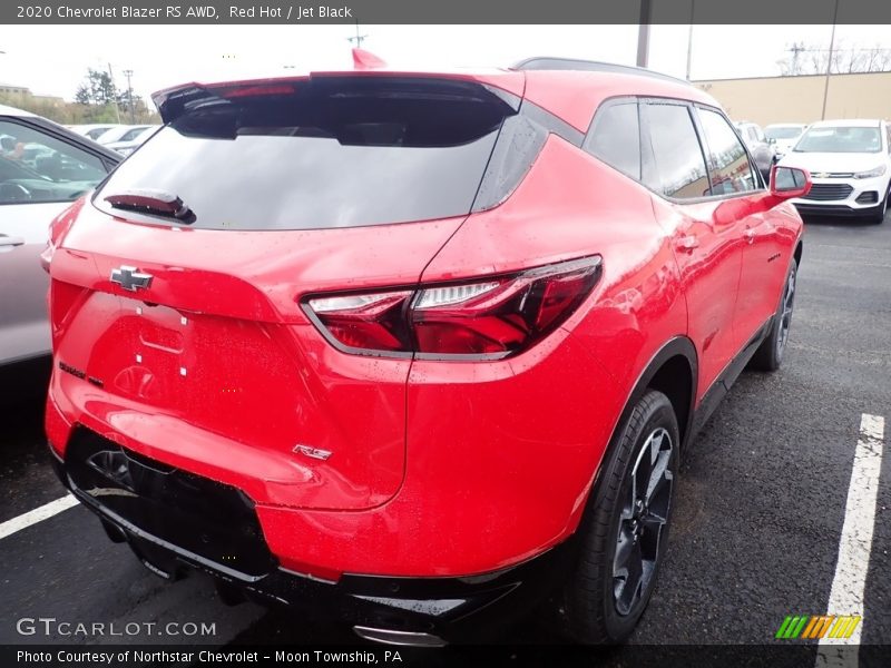 Red Hot / Jet Black 2020 Chevrolet Blazer RS AWD