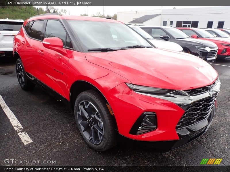 Red Hot / Jet Black 2020 Chevrolet Blazer RS AWD