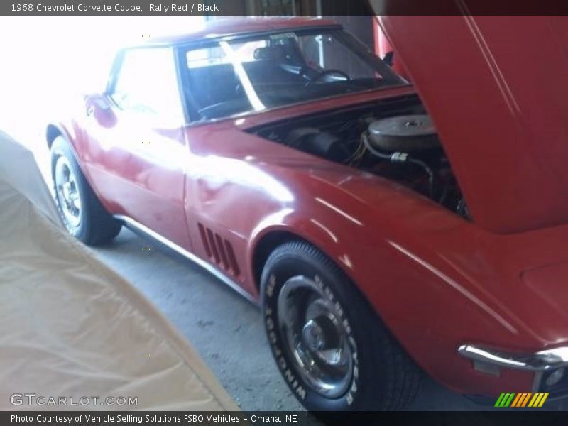 Rally Red / Black 1968 Chevrolet Corvette Coupe