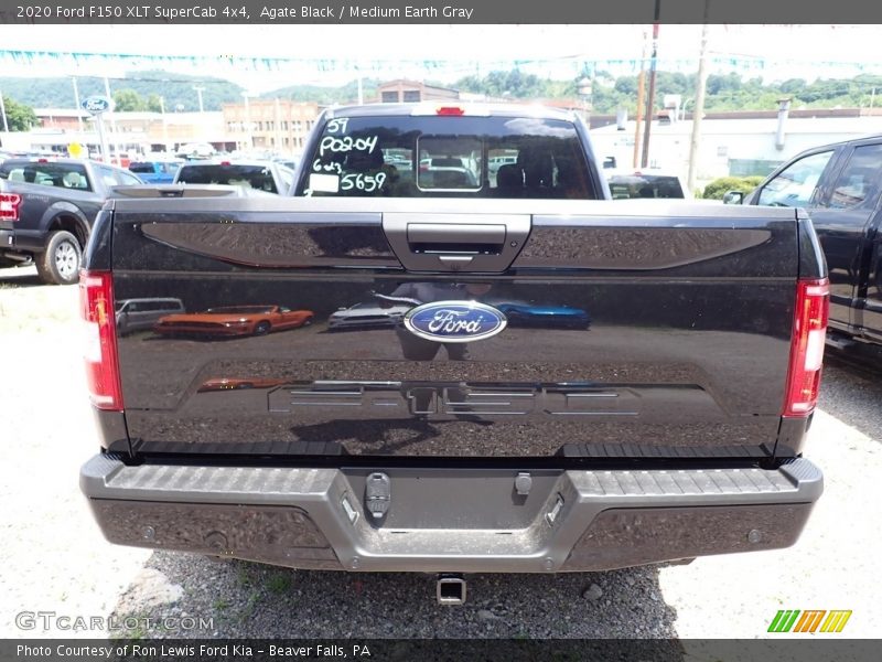 Agate Black / Medium Earth Gray 2020 Ford F150 XLT SuperCab 4x4