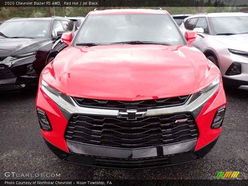Red Hot / Jet Black 2020 Chevrolet Blazer RS AWD