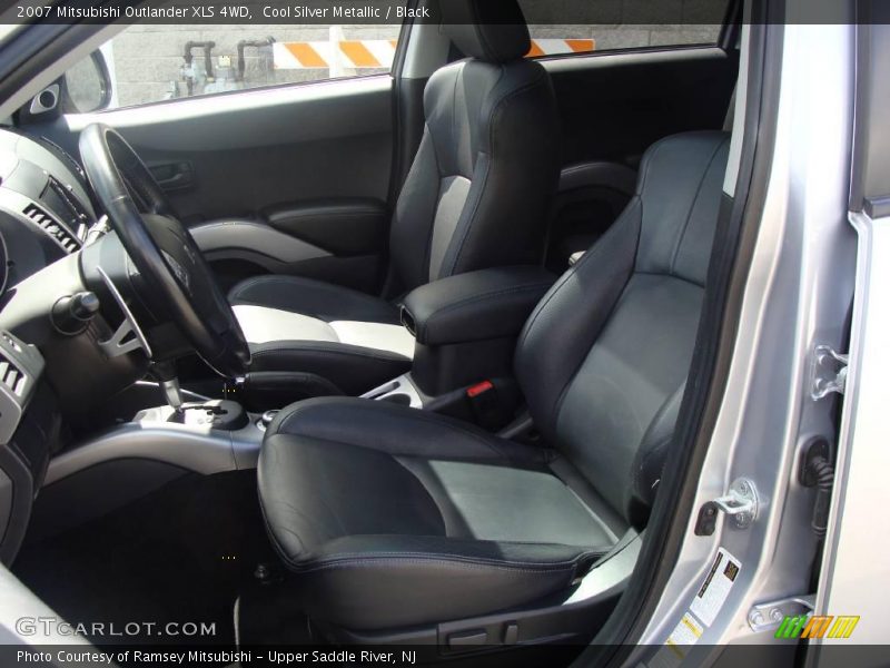 Cool Silver Metallic / Black 2007 Mitsubishi Outlander XLS 4WD