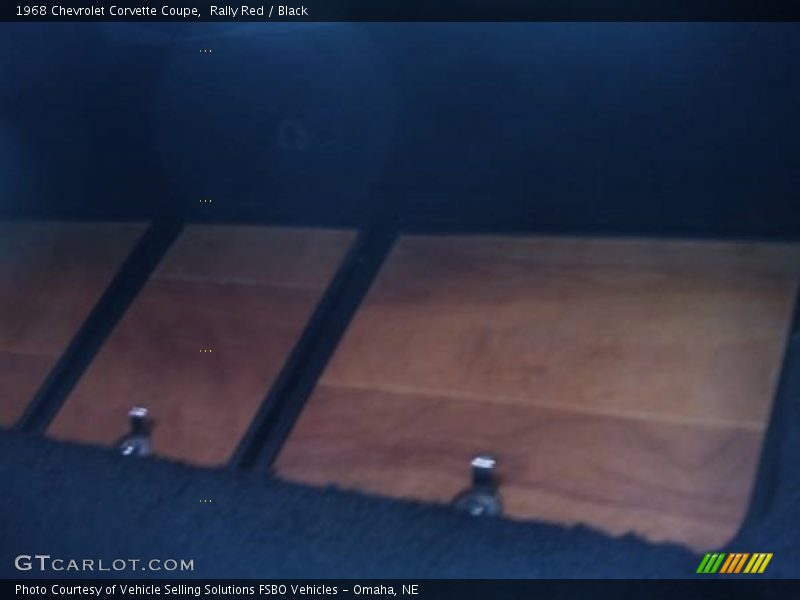 Rally Red / Black 1968 Chevrolet Corvette Coupe