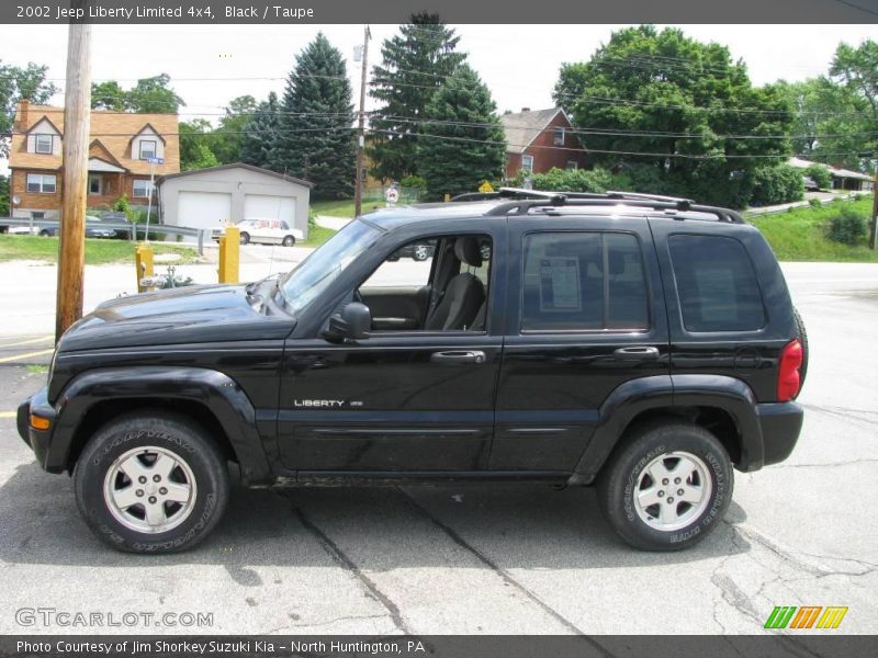 Black / Taupe 2002 Jeep Liberty Limited 4x4