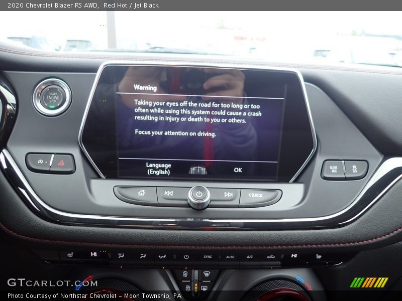 Red Hot / Jet Black 2020 Chevrolet Blazer RS AWD
