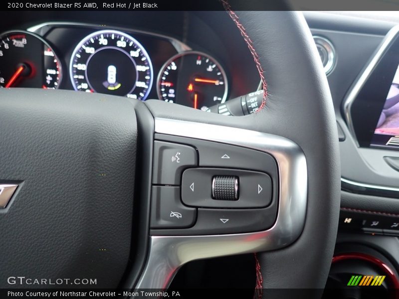 Red Hot / Jet Black 2020 Chevrolet Blazer RS AWD