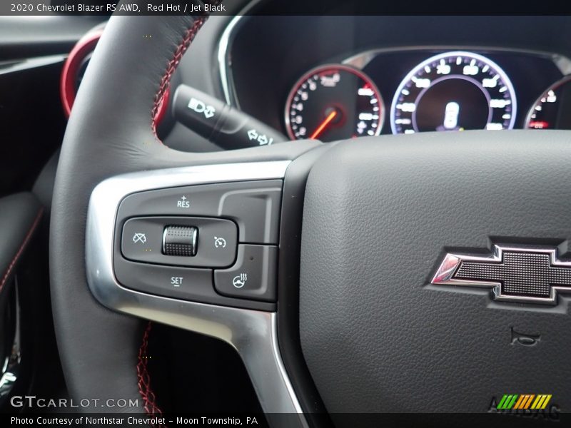 Red Hot / Jet Black 2020 Chevrolet Blazer RS AWD