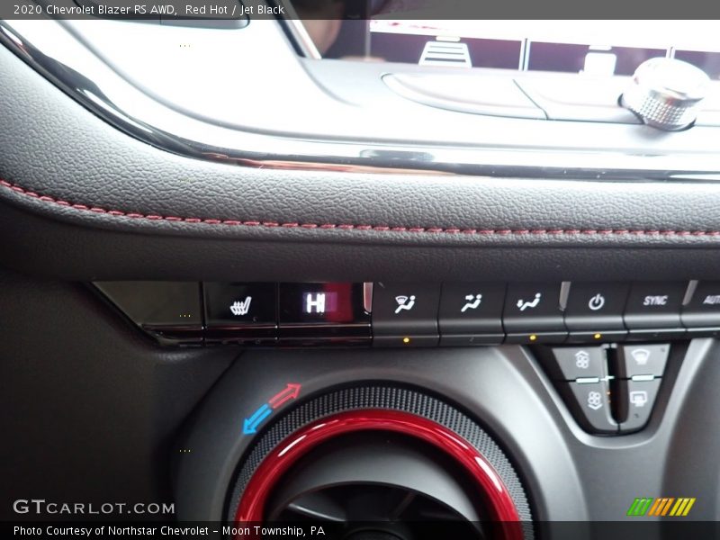 Red Hot / Jet Black 2020 Chevrolet Blazer RS AWD