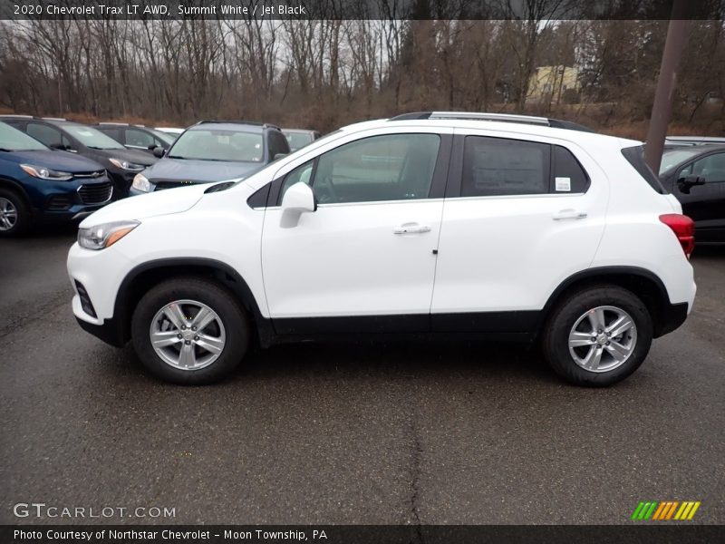 Summit White / Jet Black 2020 Chevrolet Trax LT AWD