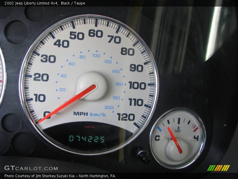 Black / Taupe 2002 Jeep Liberty Limited 4x4