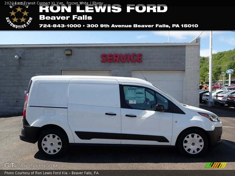 Frozen White / Ebony 2020 Ford Transit Connect XL Van
