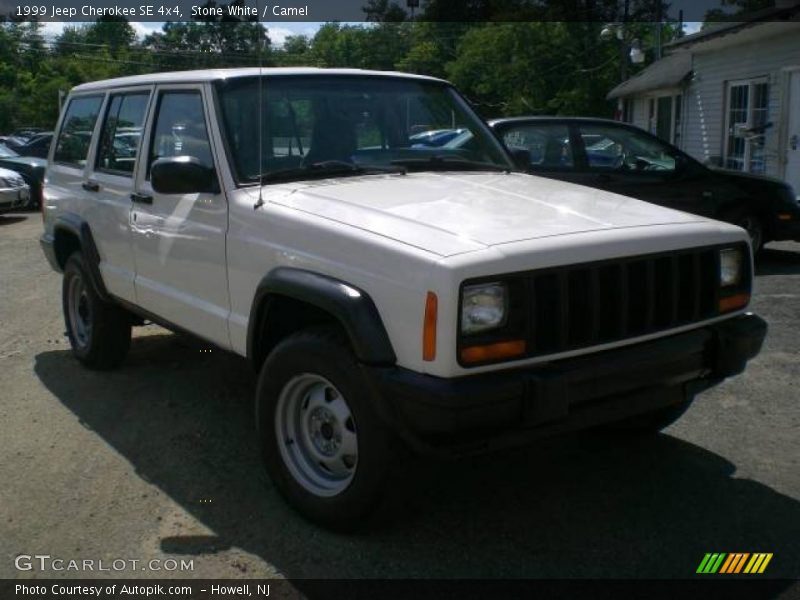 Stone White / Camel 1999 Jeep Cherokee SE 4x4