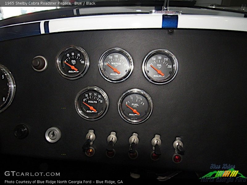 Blue / Black 1965 Shelby Cobra Roadster Replica