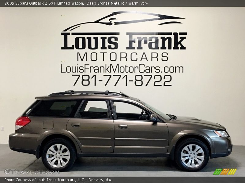 Deep Bronze Metallic / Warm Ivory 2009 Subaru Outback 2.5XT Limited Wagon