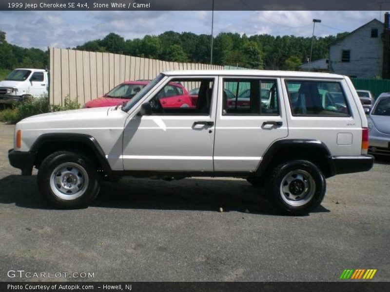Stone White / Camel 1999 Jeep Cherokee SE 4x4