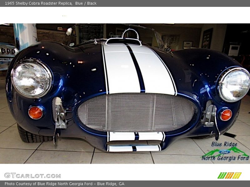 Blue / Black 1965 Shelby Cobra Roadster Replica