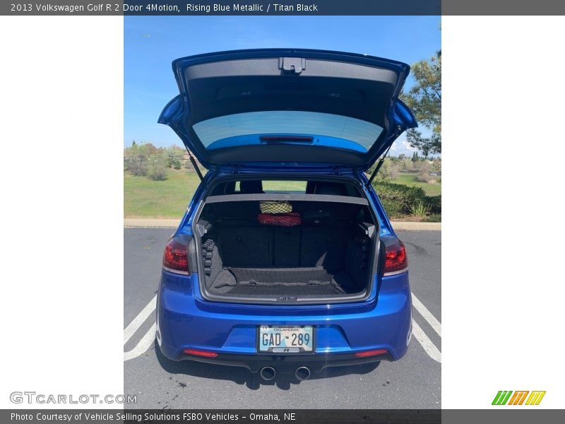 Rising Blue Metallic / Titan Black 2013 Volkswagen Golf R 2 Door 4Motion