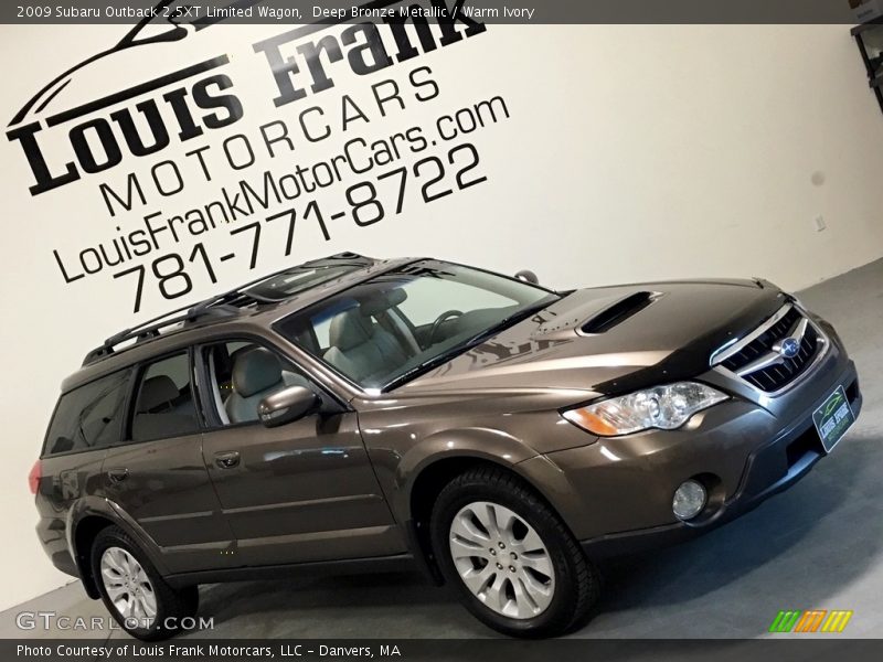 Deep Bronze Metallic / Warm Ivory 2009 Subaru Outback 2.5XT Limited Wagon