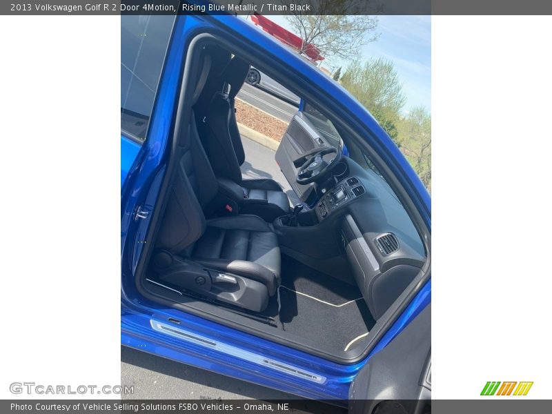 Rising Blue Metallic / Titan Black 2013 Volkswagen Golf R 2 Door 4Motion