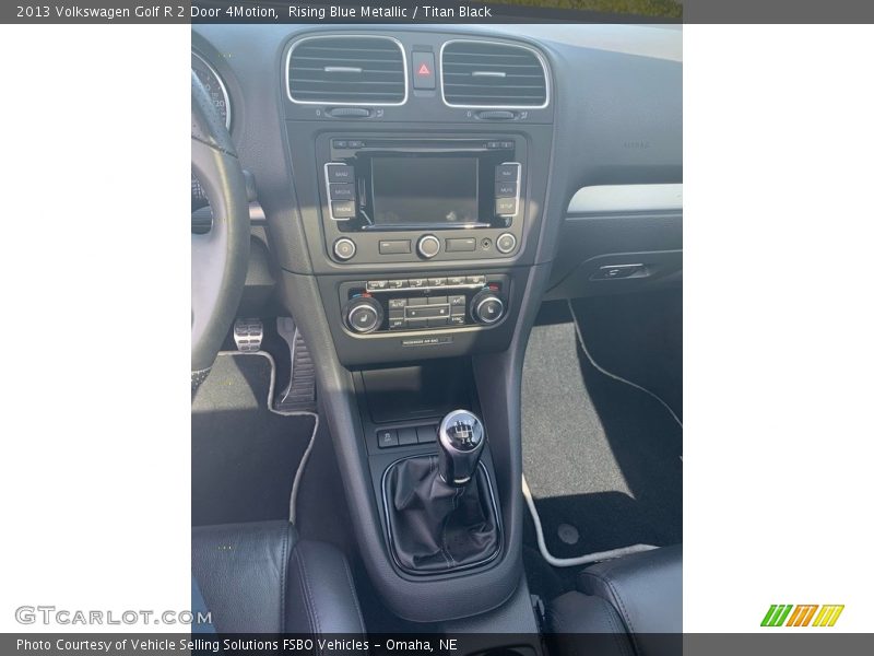 Rising Blue Metallic / Titan Black 2013 Volkswagen Golf R 2 Door 4Motion