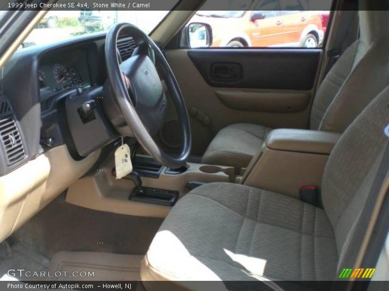 Stone White / Camel 1999 Jeep Cherokee SE 4x4