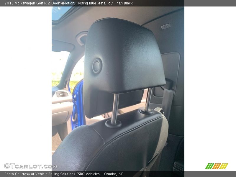 Rising Blue Metallic / Titan Black 2013 Volkswagen Golf R 2 Door 4Motion