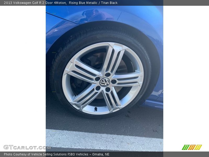 Rising Blue Metallic / Titan Black 2013 Volkswagen Golf R 2 Door 4Motion