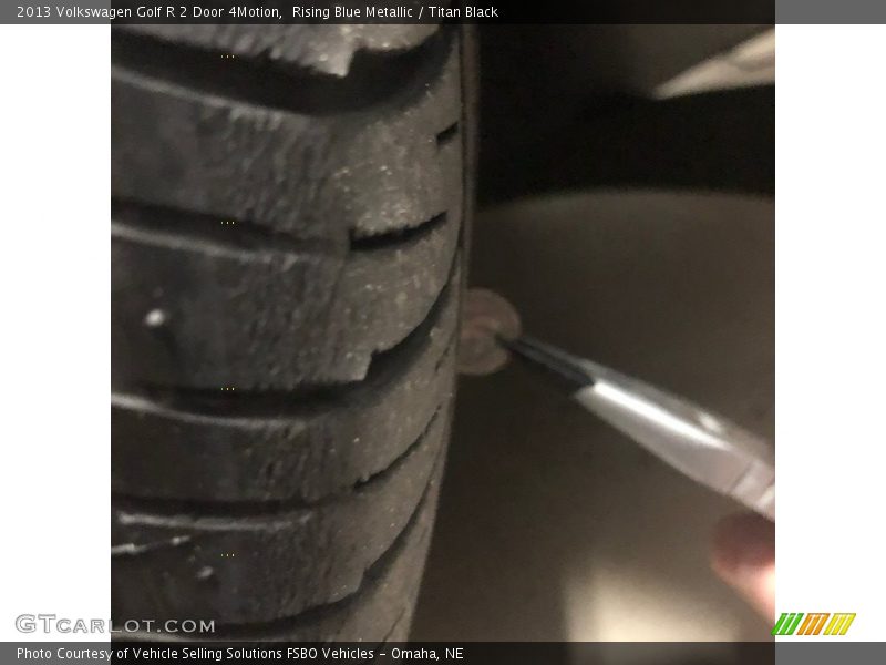 Rising Blue Metallic / Titan Black 2013 Volkswagen Golf R 2 Door 4Motion