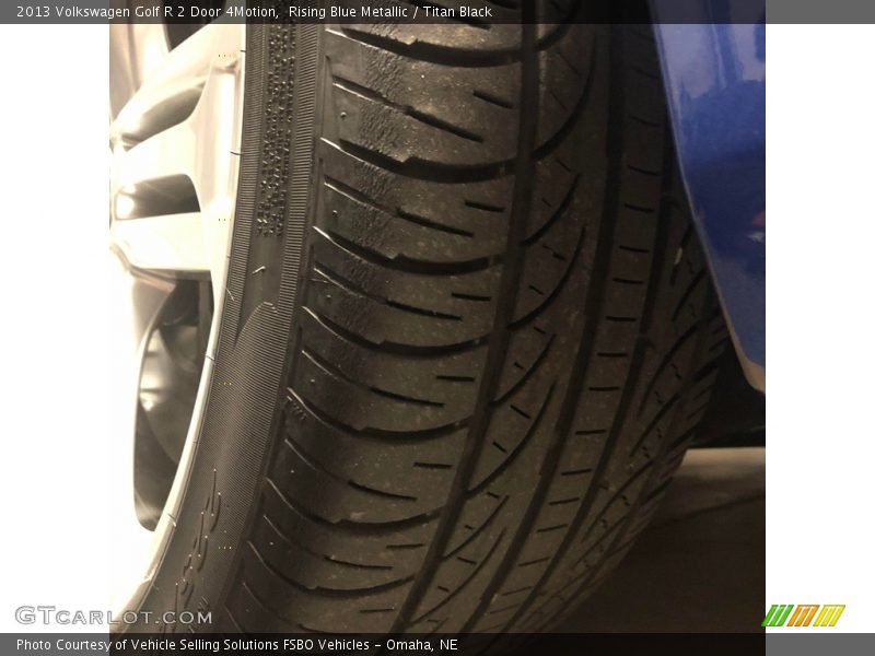 Rising Blue Metallic / Titan Black 2013 Volkswagen Golf R 2 Door 4Motion