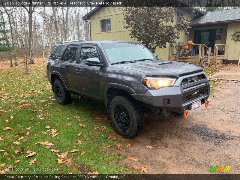 Magnetic Gray Metallic / Black 2016 Toyota 4Runner TRD Pro 4x4