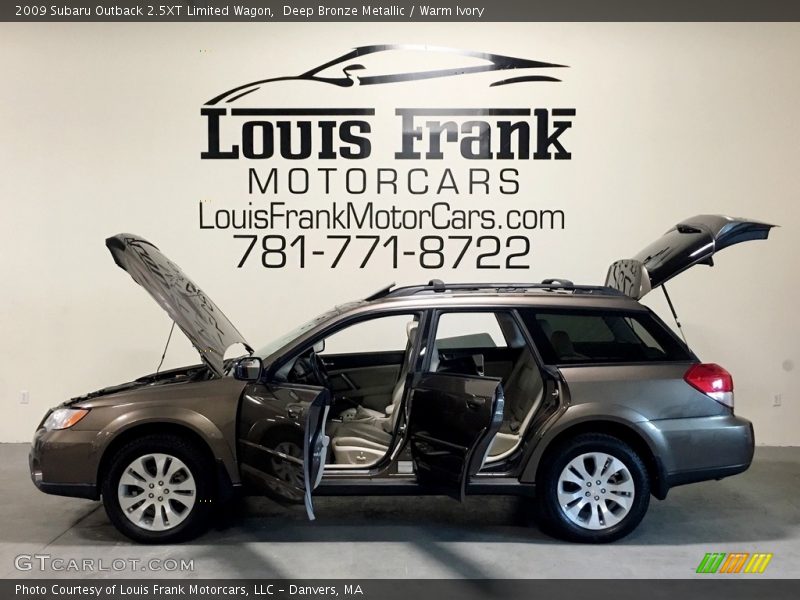 Deep Bronze Metallic / Warm Ivory 2009 Subaru Outback 2.5XT Limited Wagon