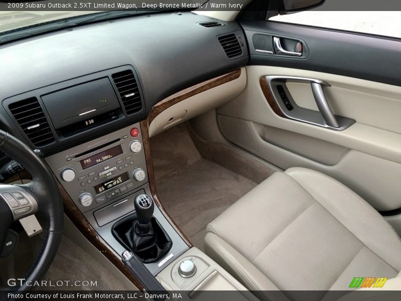 Front Seat of 2009 Outback 2.5XT Limited Wagon