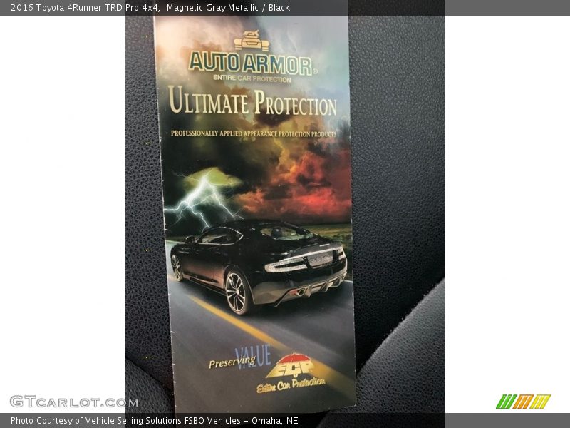 Magnetic Gray Metallic / Black 2016 Toyota 4Runner TRD Pro 4x4
