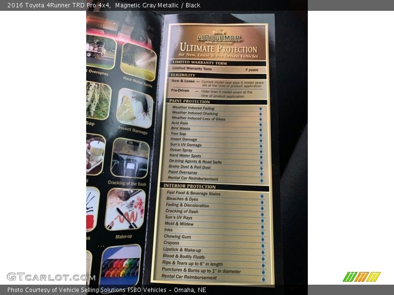 Magnetic Gray Metallic / Black 2016 Toyota 4Runner TRD Pro 4x4