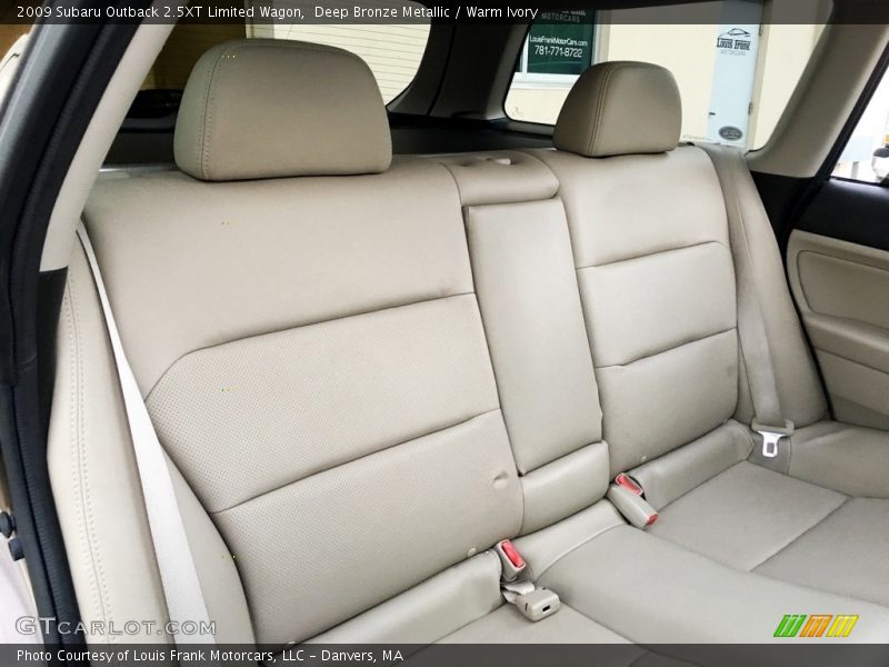 Rear Seat of 2009 Outback 2.5XT Limited Wagon