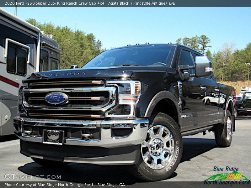Agate Black / Kingsville Antique/Java 2020 Ford F250 Super Duty King Ranch Crew Cab 4x4