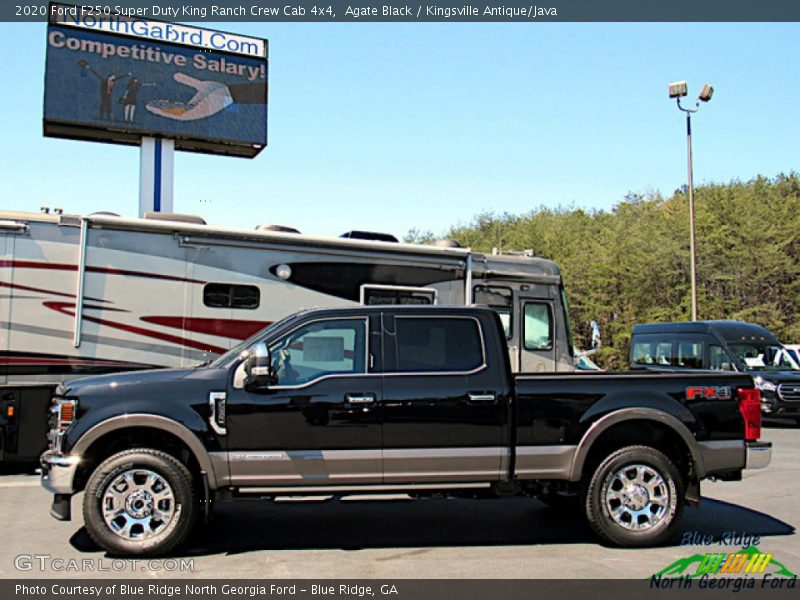 Agate Black / Kingsville Antique/Java 2020 Ford F250 Super Duty King Ranch Crew Cab 4x4
