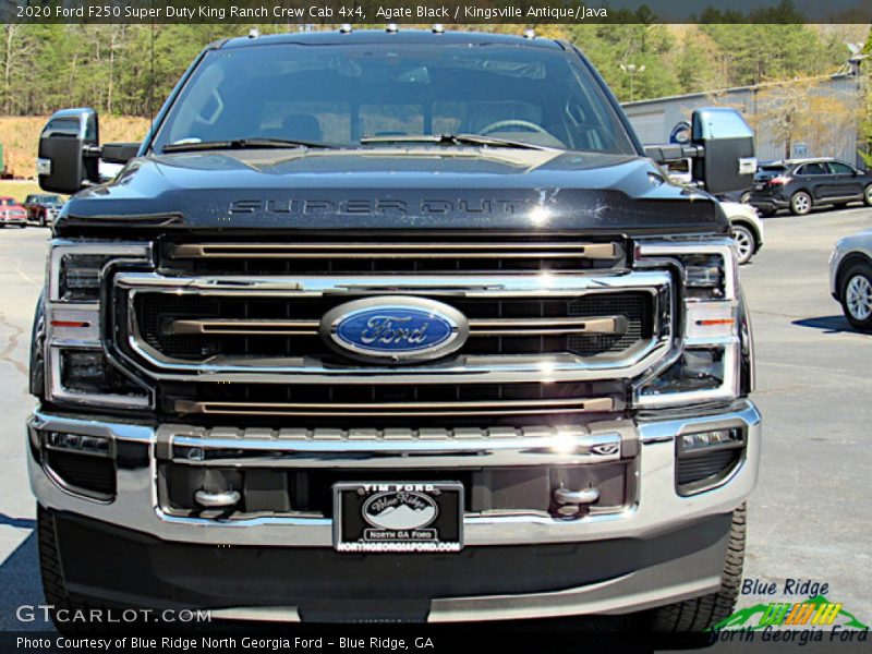 Agate Black / Kingsville Antique/Java 2020 Ford F250 Super Duty King Ranch Crew Cab 4x4