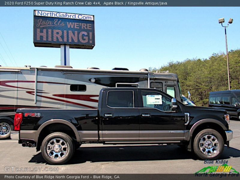 Agate Black / Kingsville Antique/Java 2020 Ford F250 Super Duty King Ranch Crew Cab 4x4
