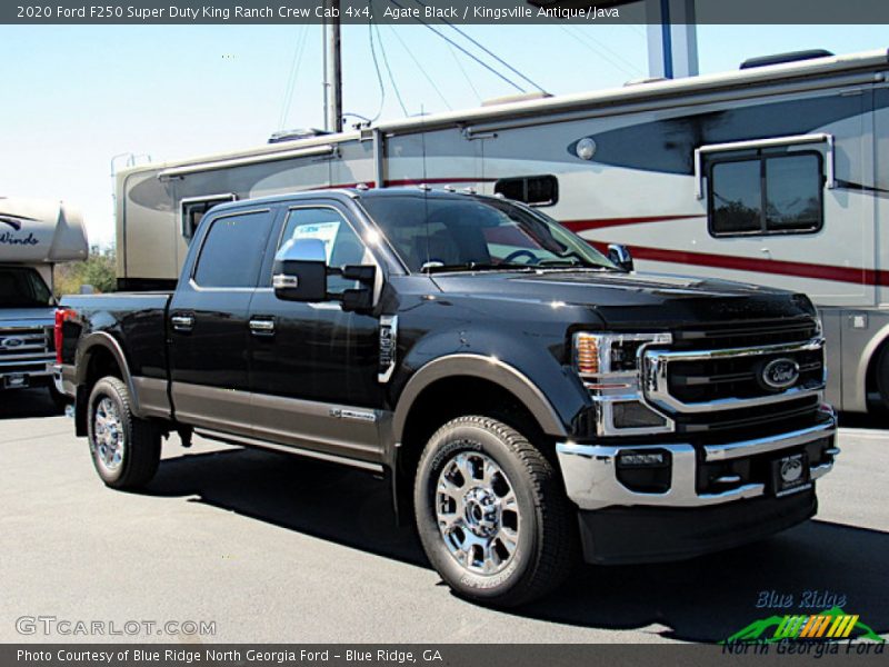 Agate Black / Kingsville Antique/Java 2020 Ford F250 Super Duty King Ranch Crew Cab 4x4