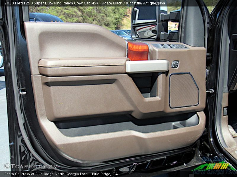Agate Black / Kingsville Antique/Java 2020 Ford F250 Super Duty King Ranch Crew Cab 4x4