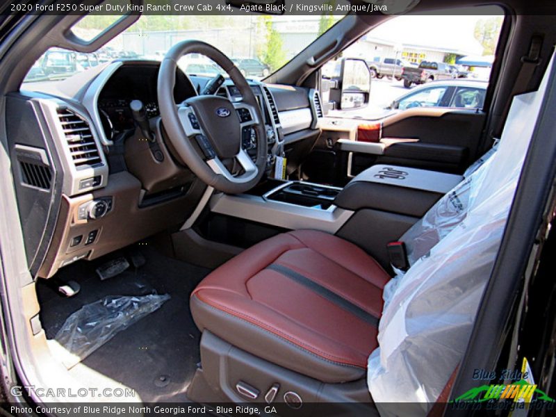 Agate Black / Kingsville Antique/Java 2020 Ford F250 Super Duty King Ranch Crew Cab 4x4
