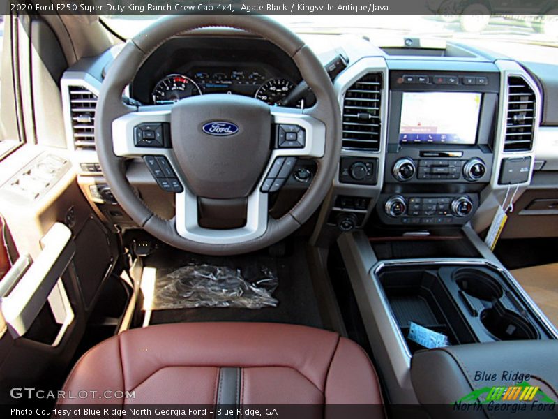 Agate Black / Kingsville Antique/Java 2020 Ford F250 Super Duty King Ranch Crew Cab 4x4