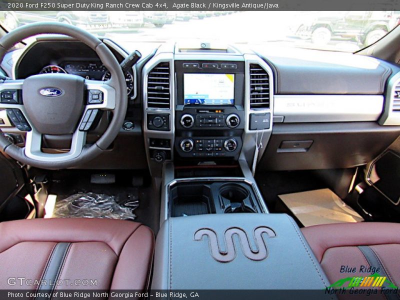 Agate Black / Kingsville Antique/Java 2020 Ford F250 Super Duty King Ranch Crew Cab 4x4