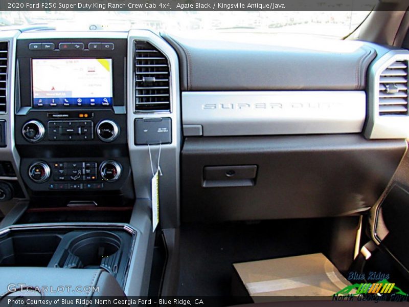 Agate Black / Kingsville Antique/Java 2020 Ford F250 Super Duty King Ranch Crew Cab 4x4