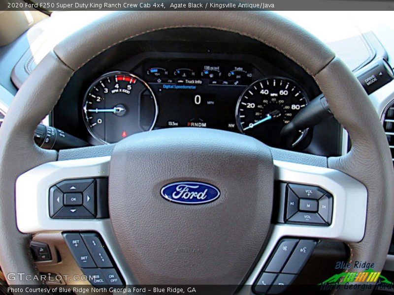 Agate Black / Kingsville Antique/Java 2020 Ford F250 Super Duty King Ranch Crew Cab 4x4