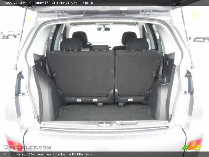 Graphite Gray Pearl / Black 2009 Mitsubishi Outlander ES