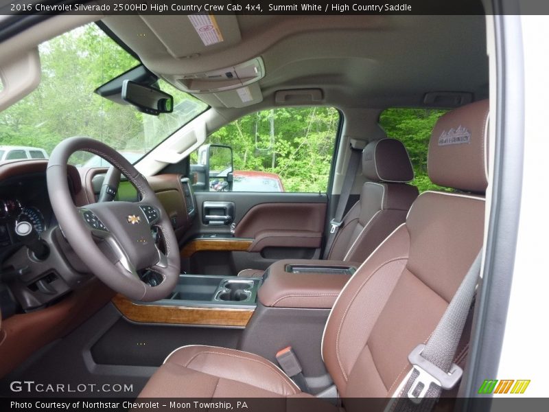 Front Seat of 2016 Silverado 2500HD High Country Crew Cab 4x4