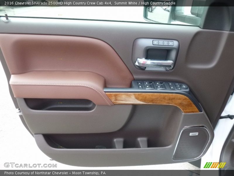 Door Panel of 2016 Silverado 2500HD High Country Crew Cab 4x4