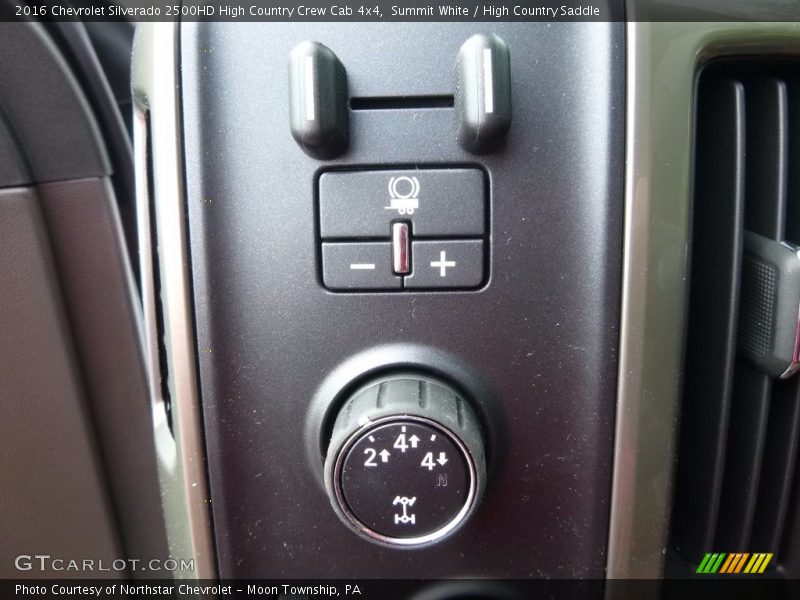 Controls of 2016 Silverado 2500HD High Country Crew Cab 4x4